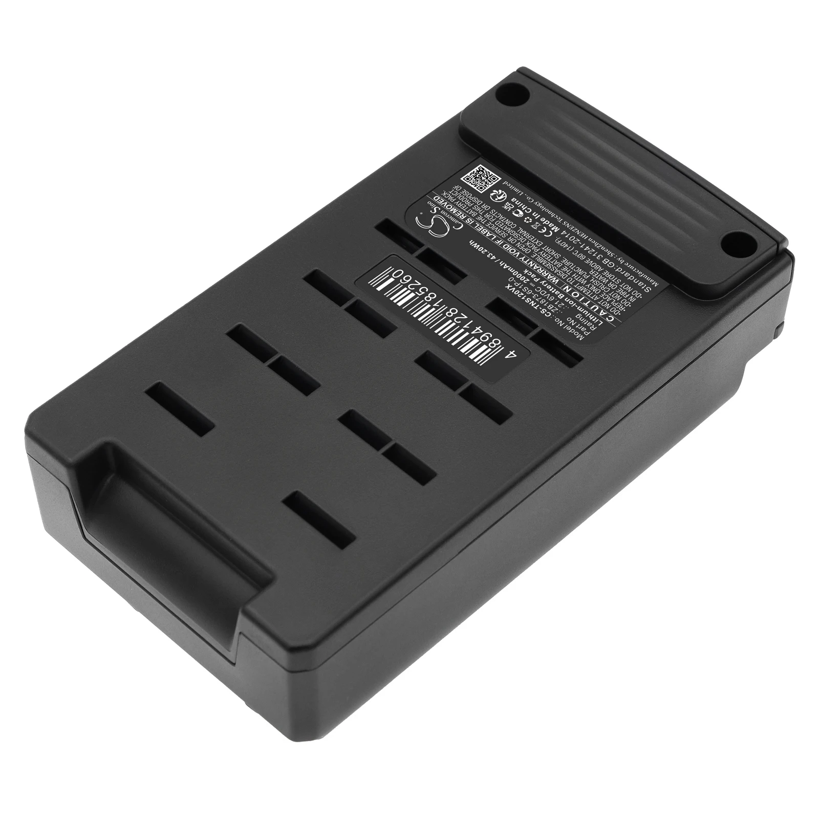 Vacuum Battery For Tineco ZB1873-6S1P-0  Pure One S12 Pro Capacity 2000mAh / 43.20Wh Color Black Grass Weight 570g Volts 21.60V