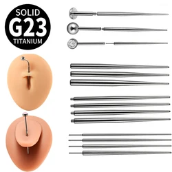 G23 Titanium 14/16/18G Insertion Pin Taper Easy For Piercing Earrings Jewelry Wear Easy lip Navel Tongue Ear PiercingTool