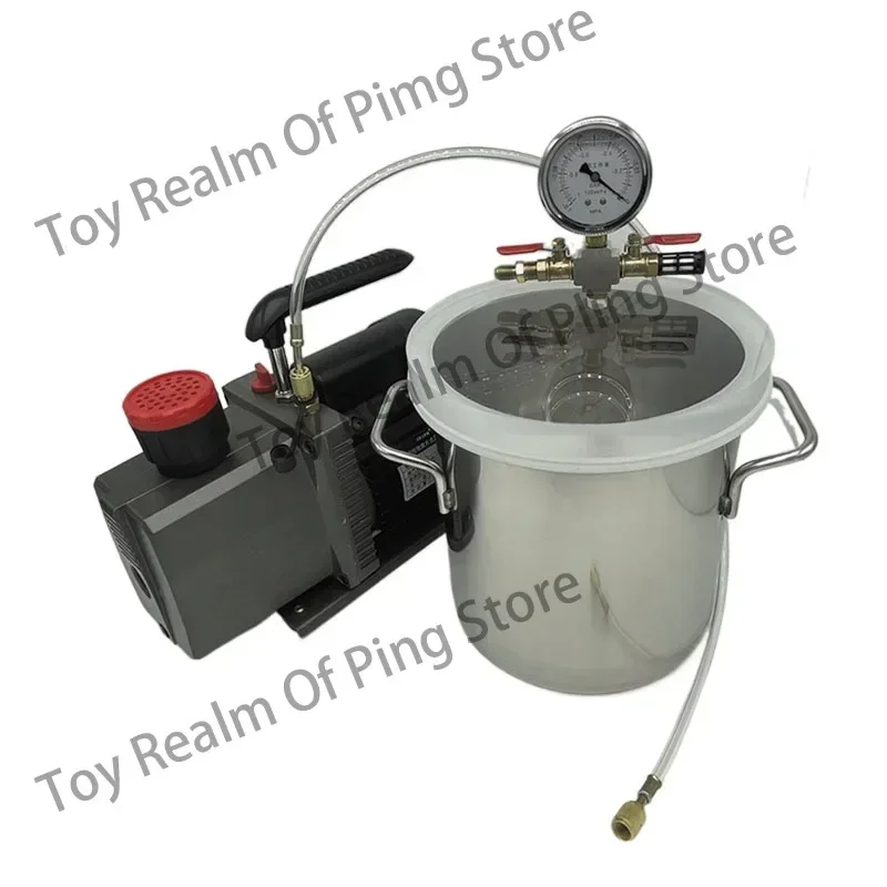 Vacuum Defoaming Tank Barrel Stainless Steel  Chamber Small Type Deaeration Bucket  Filling Equipment