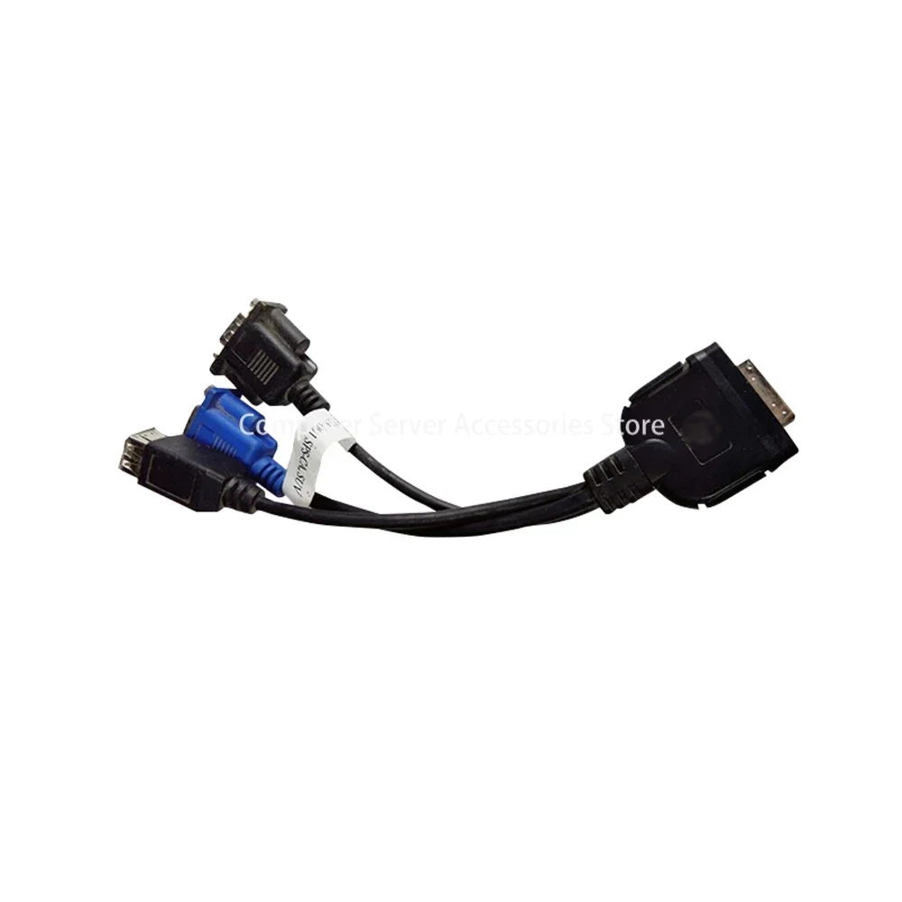 

Original KVM Cable Serial Port+USB+VGA 409496-001 416003-001 for HP C3000 C7000 Blade Server Adapter Cable HDMI USB VGA