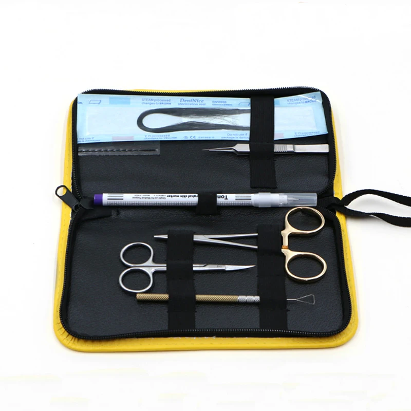 Binocular leather eye instrument embedded wire PU plastic plastic plastic instrument tool