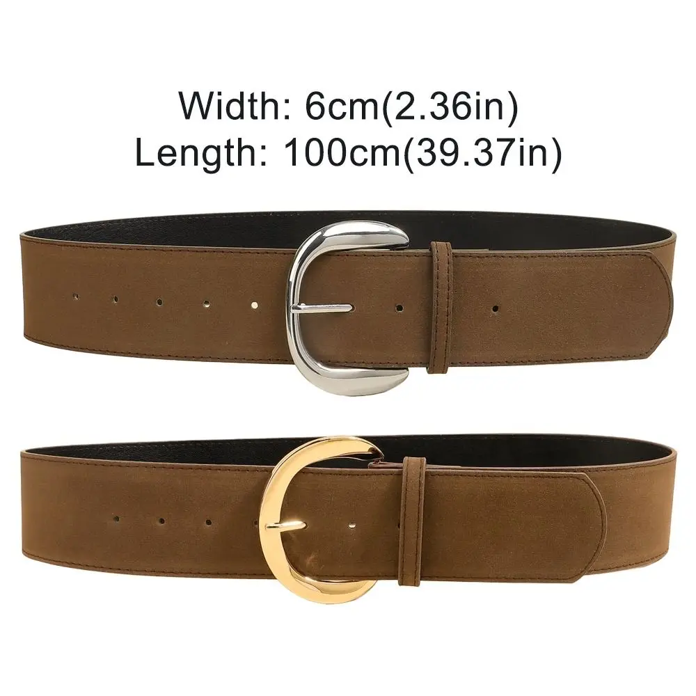 Роскошный дизайн в стиле ретро, замшевый широкий ремень из кожи, повседневный модный деловой поясной ремень, универсальные брючные платья, ремни, подарки