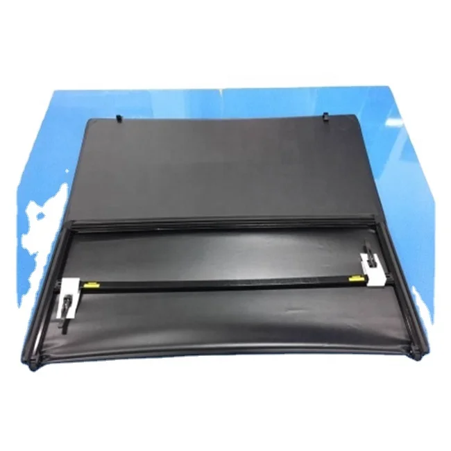 Pickup Car Low Roll Up Soft Folding Tonneau Cover For 300 Tonneau Cover Soft Tri Fold Truck Cover For Hilux Pick Up
