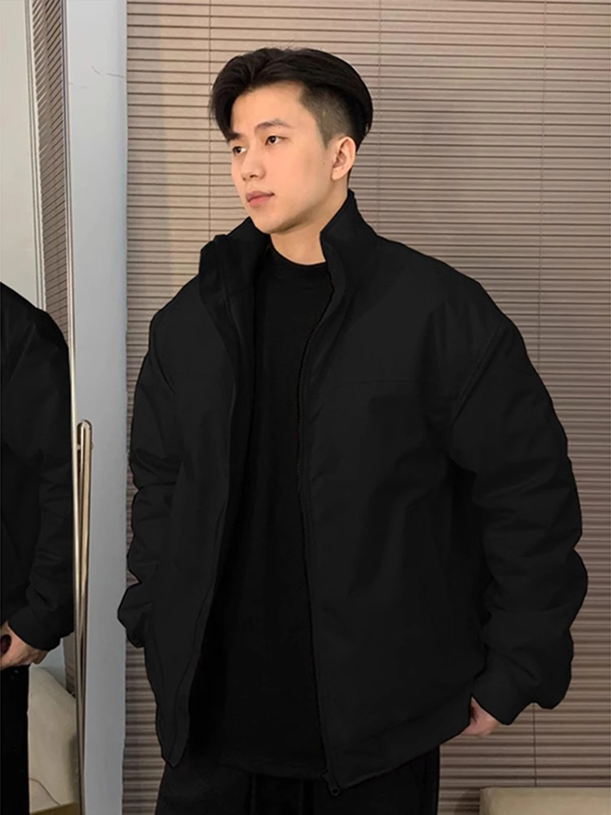 

Куртка-бомбер мужская Cool American Sle Flight, весенняя, с воротником-стойкой, из хлопка, приталенная, молодежная, модная