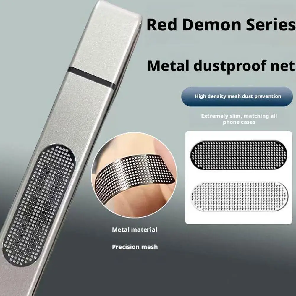 For Nubia Red Magic 10 Pro Plus Phone Dustproof Net Stickers For RedMagic 10 Pro+ Earpiece Speaker Hole Anti-Dust Metal Mesh