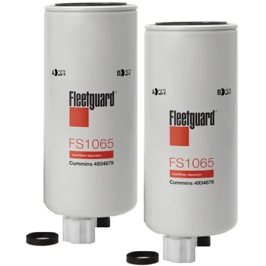 

Комплект водоотделителя топлива, комплект из 2 штук для фильтрации Cummins, оригинальная замена, совместимая с Baldwin BF1378SPS Donaldson P5511