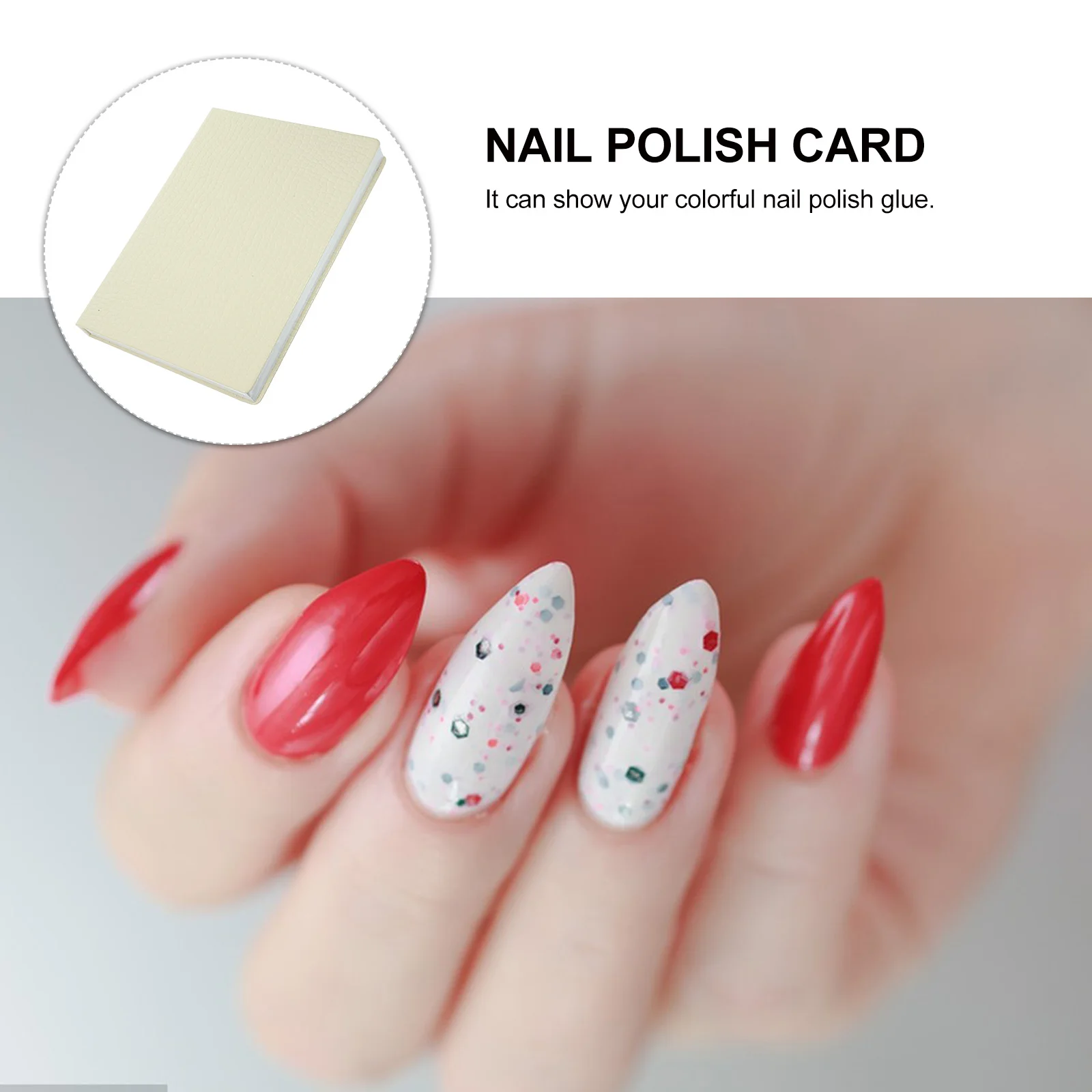

216 Colors Card Book Nail Sample Display Chart Flash Practice Polish Board Nails Accessories