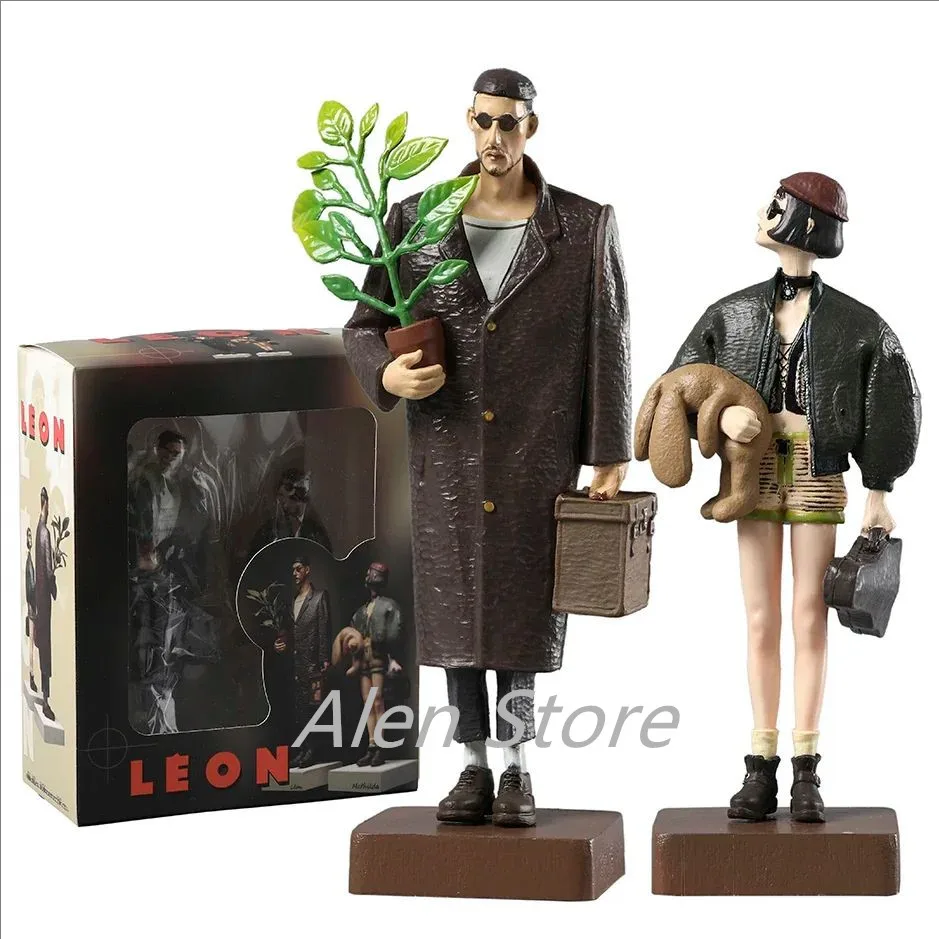 The Professional Leon Figure Mathilda Figure Killer Leon Cool Girl Mathilda Statue Movie Peripheral Model Decora Toy Gift