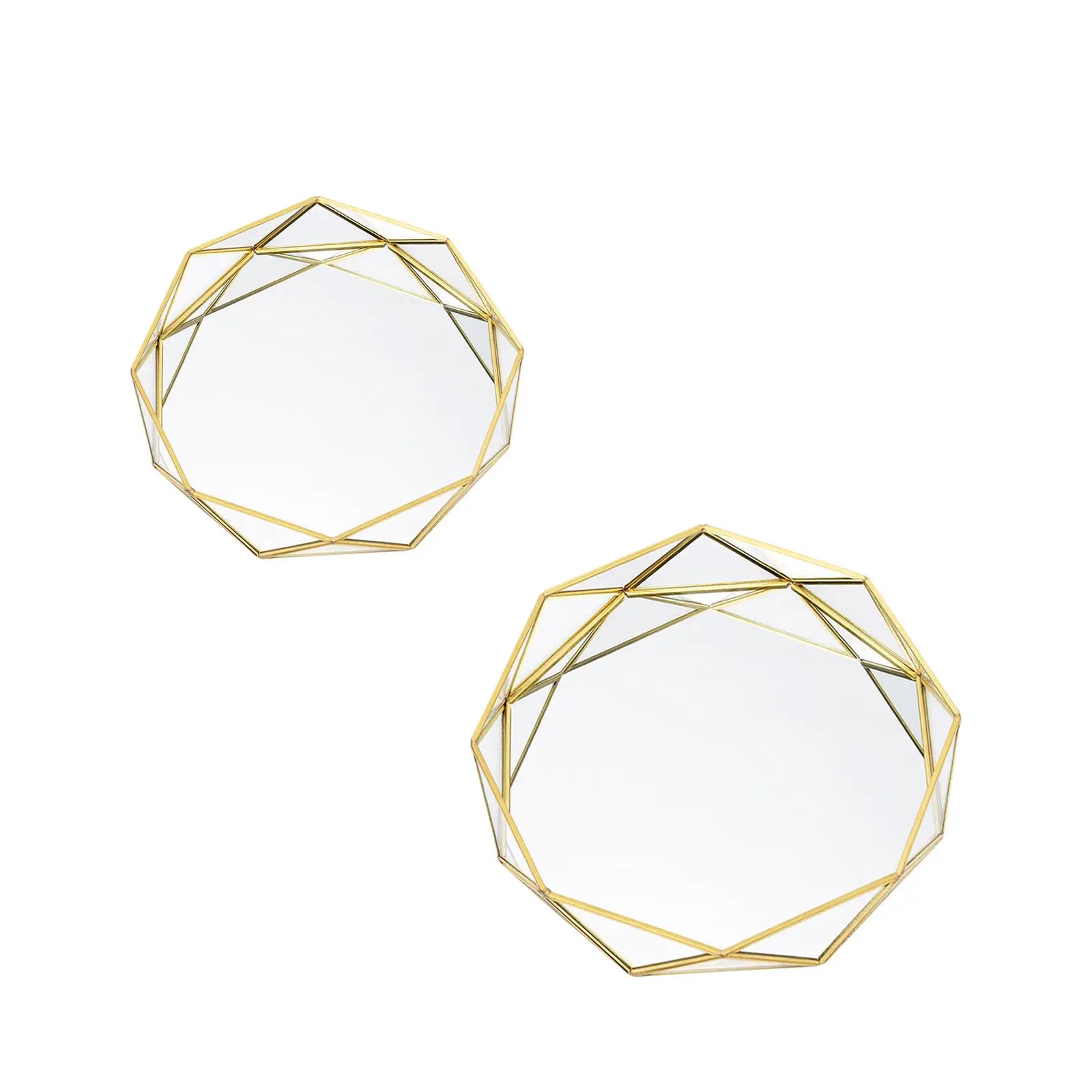 Jewelry Dish Geometry Shaped for Rings Earrings Catchall Organizer Trinket Dish Jewelry Plate Rings Holder Home Decoration