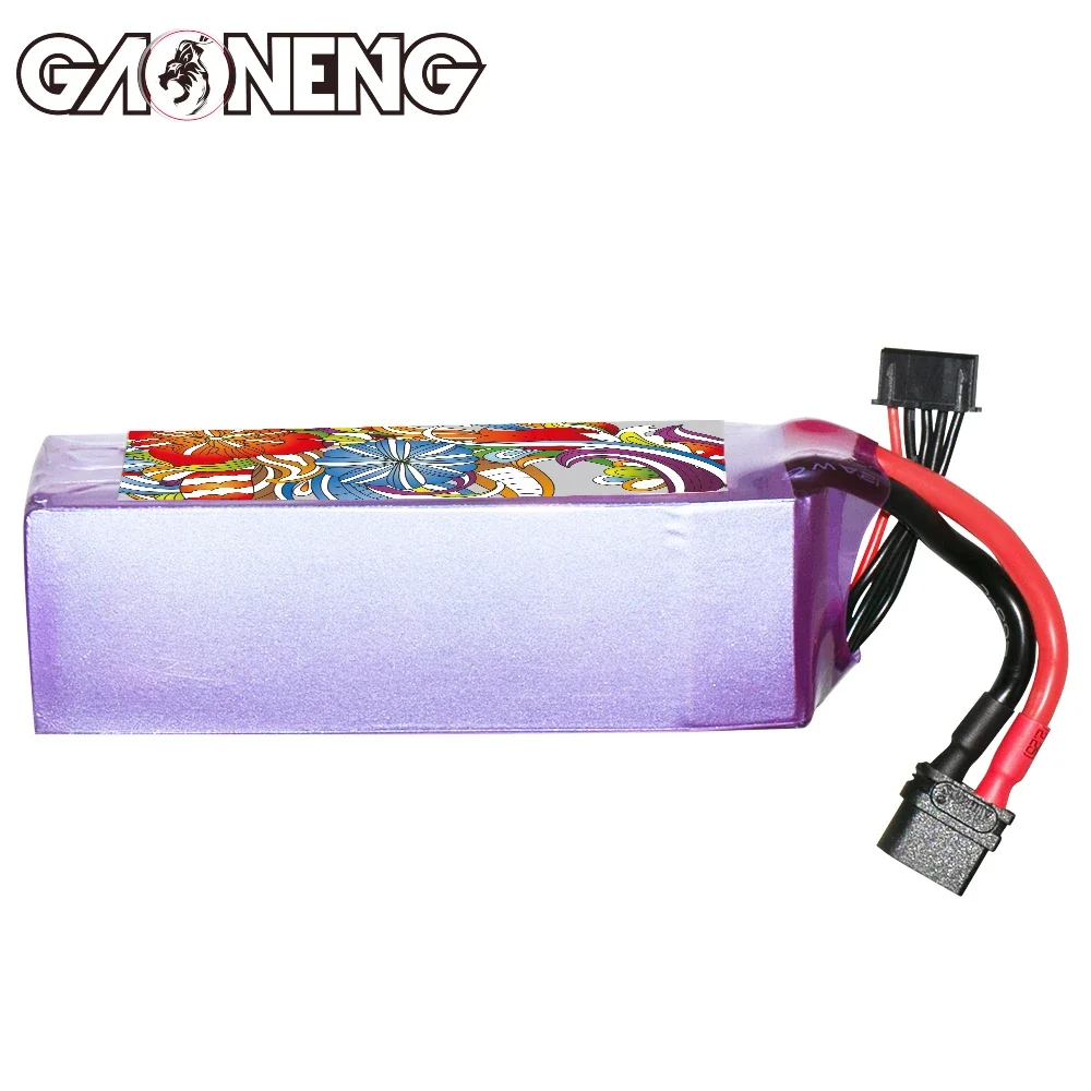 بطارية ليثيوم GAONENG GNB LiHV 4S 15.2V 3000mAh 120C مع موصل XT60، مناسبة لطائرات بدون طيار FPV وكوادكوبتر.