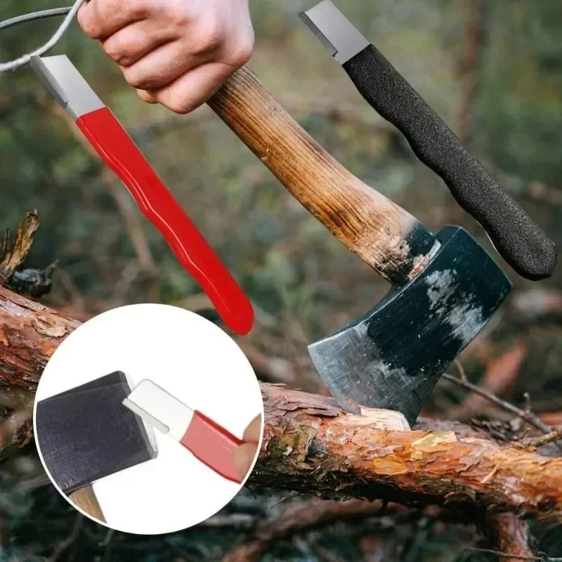 Quick Sharpening Portable Knife Grinding Stone Steel Sharpener Hand Tool for Axe Scissors Garden Kitchen view 3