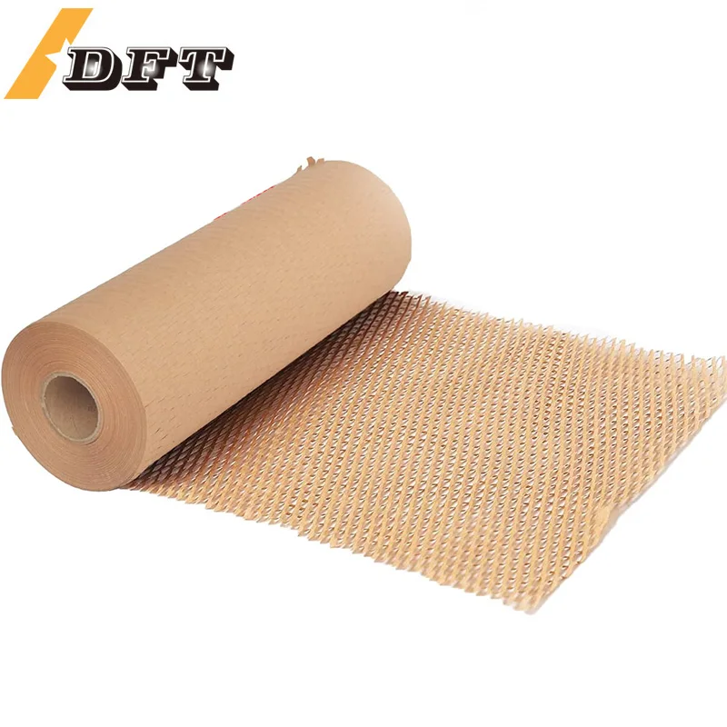 2/5M Honeycomb Cushioning Wrap Roll for Moving Shipping Packaging Gifts Recyclable Honeycomb Paper Supplies Bubble Paper Wrapp