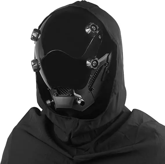 Cyber Punk Mask Sci-Fi Mech Warrior Mask Cosplay Costumes For Music Festival Comic-Con Halloween Adult Coser Accessory Props