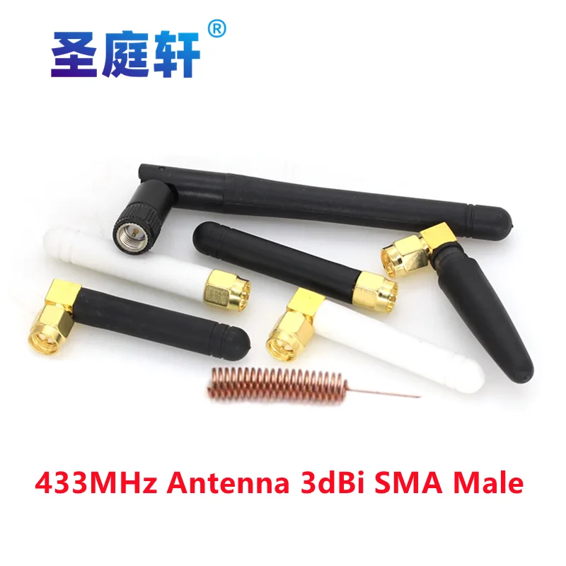 2 PCS/LOT 433MHz Antenna 3dBi SMA Male Connector, 433 mhz Directional Antena 433M Waterproof Antenne for Lorawan SMA-J connector