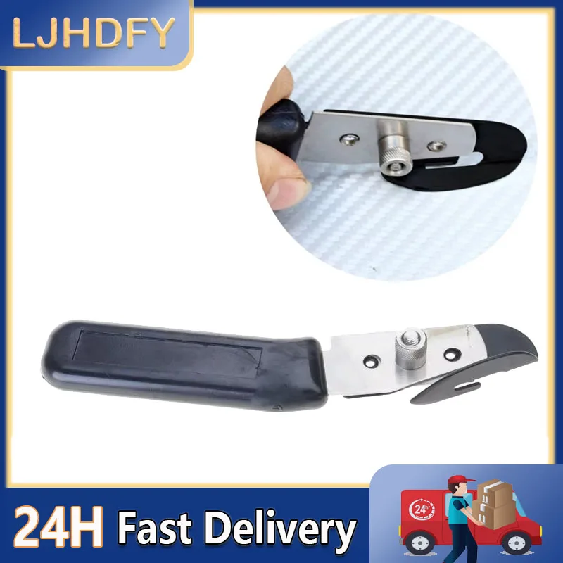 Safety Double Heads Vinyl Car Wrap Film Cutter Knife Paper Backing Slitter Carbon Fiber Cutting Tool Car Stickers Cutter