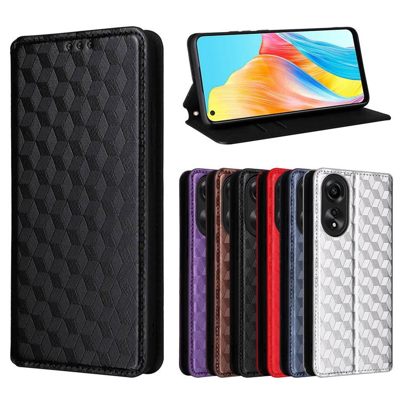 Wallet Cover For OPPO A78 4G CPH2565 Magnetic Card Flip Leather Stand Phone Protective Case For OPPO A78 5G CPH2483 Case