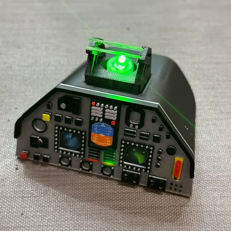 1PCS Cockpit Model with Simulated HUD/Static Instrument Panel Decorative Accessory for ATOMRC Beluga RC Fixed-wing Airplane