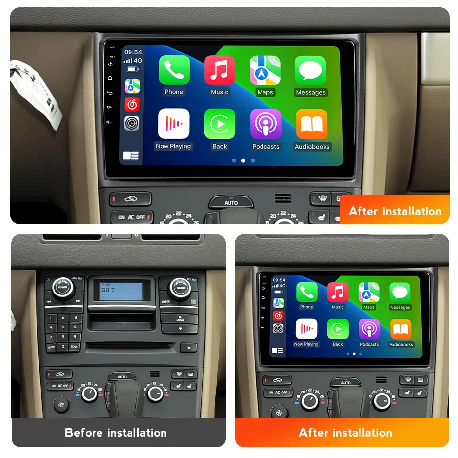 IPS touch screen 10 inch Car Radio For Volvo XC90 C 2002-2014 Wireless Carplay GPS Navigation Autoradio Multimedia Video Player