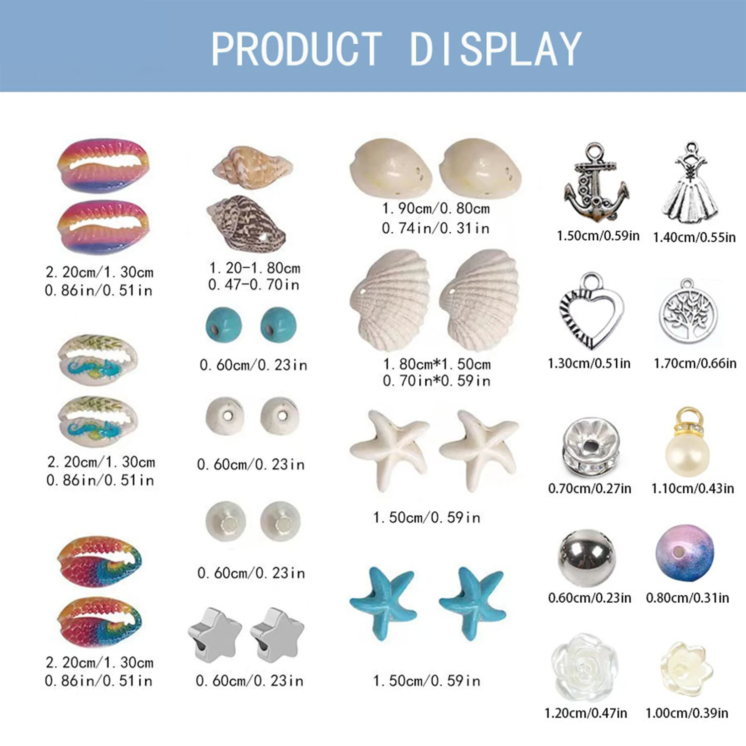 Ocean-themed resin beading set - Resin Jewelry Kit review and price