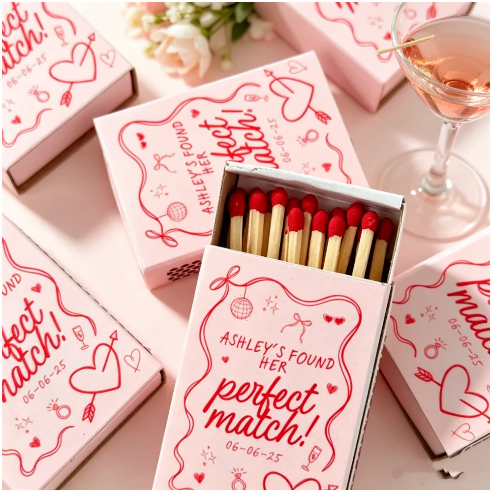 

Perfect matchbox Mini Matchbox Party Favours – Hen Do, Bridal Shower & Bachelorette Gifts, Wedding, Love Theme