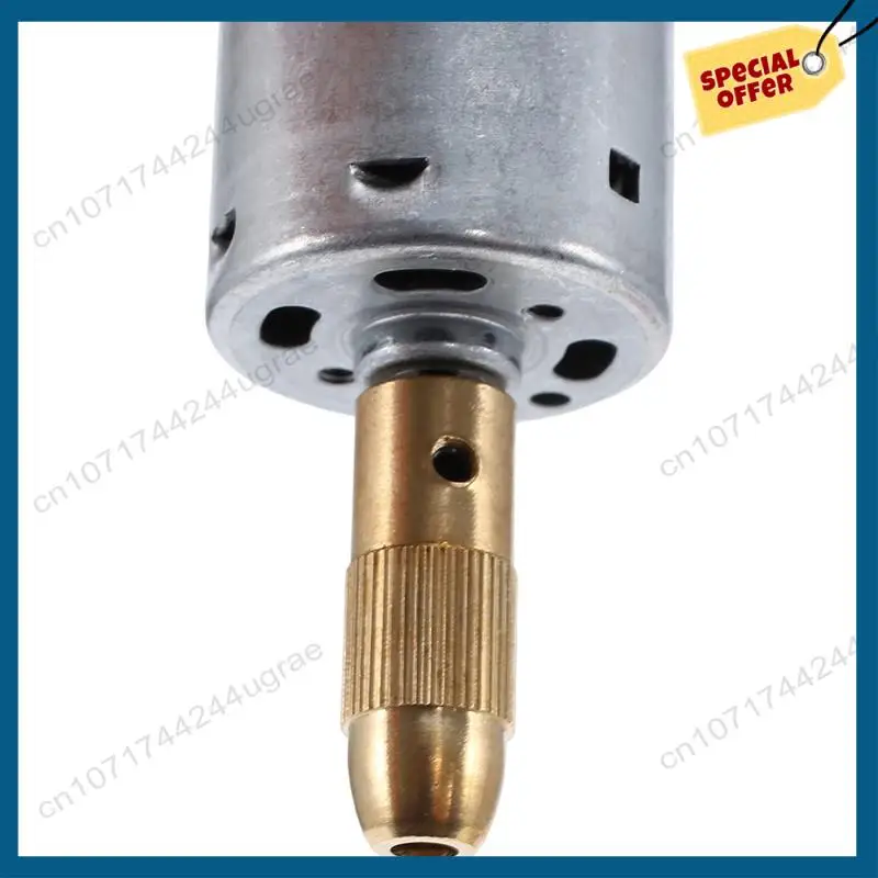 -A15I 5X Mini Electric Hand Drill Bit Set DC 12V Motor 0.5-3Mm HSS Twist Drill Bit With 25Pcs Chuck Collets