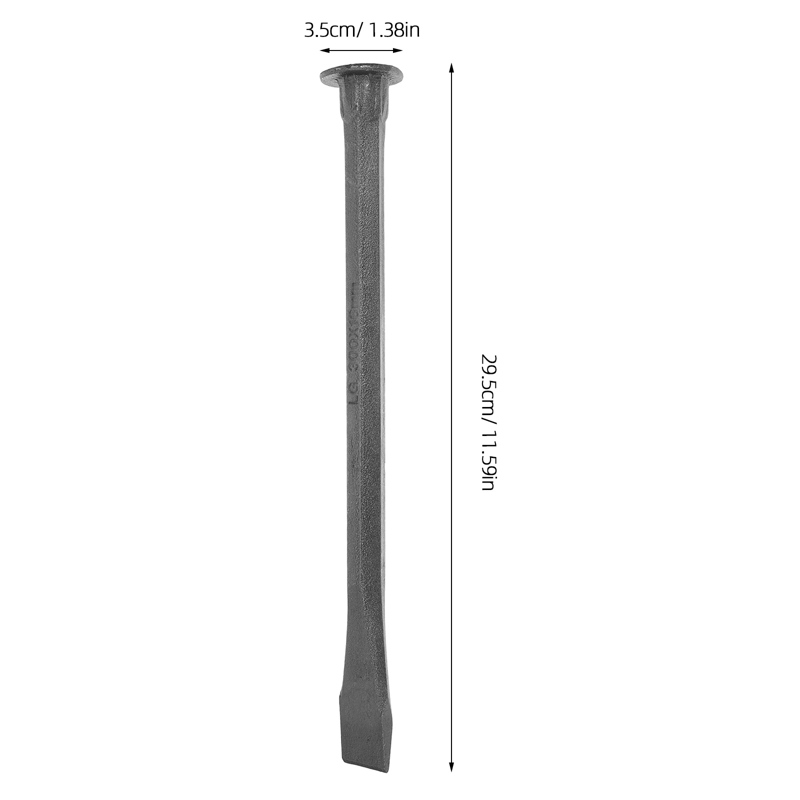 

Masonry Chisel Flat Tip Carbon Stone Chisel Steel Hand Tool for Stone Wood Concrete Brick Carving DIY Projects