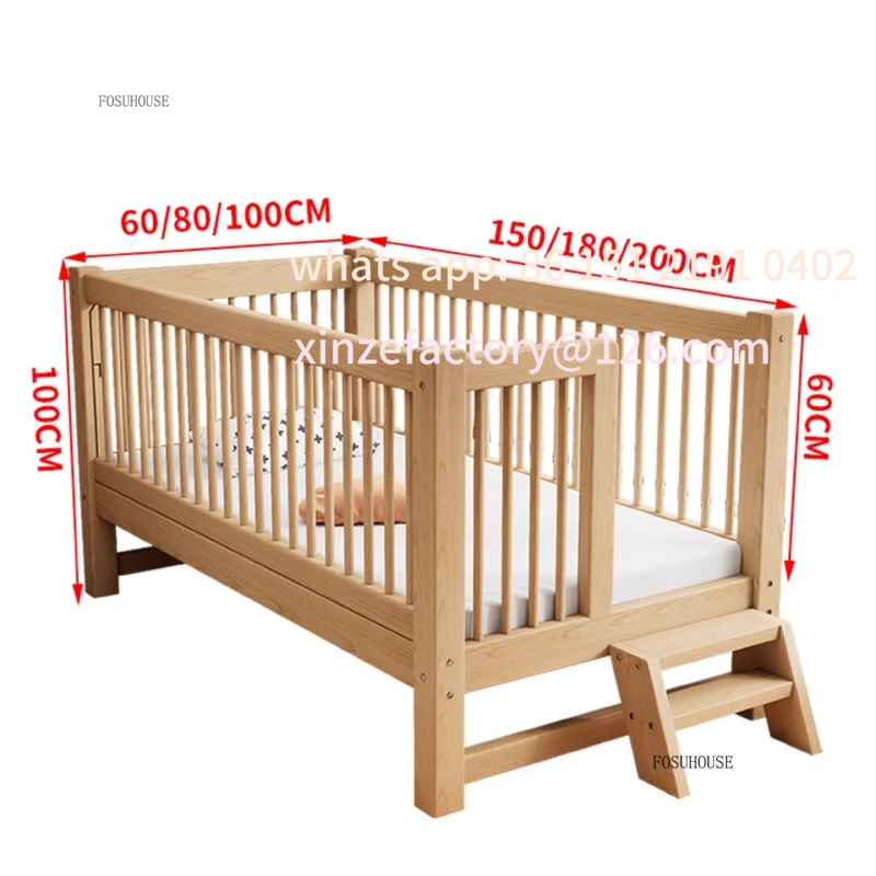 Customizable  Bed Designer Liftable High Guardrail Children's Beds Creative Widened Beds for Children's Ho