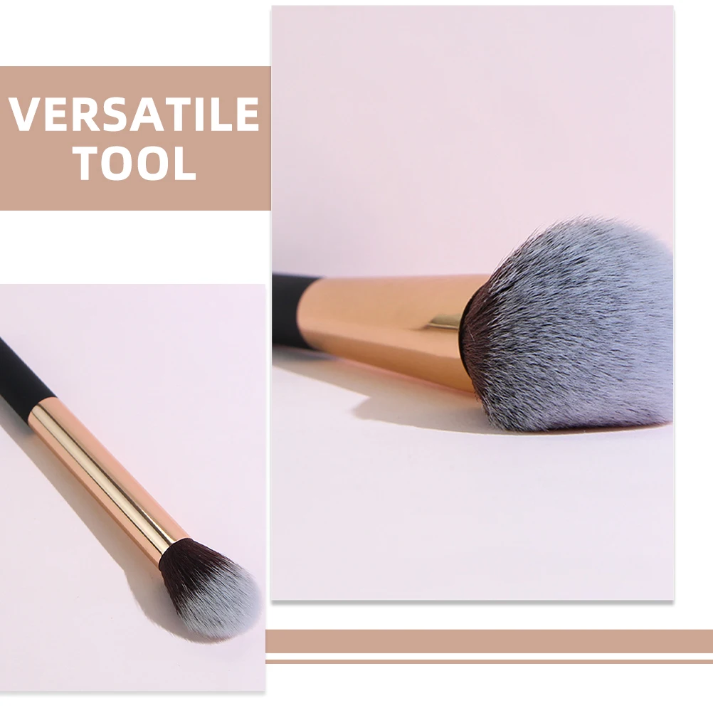 

2pcs Makeup Brush Set for Women Blush Powder Highlighter Large Size Soft Fiber Bristles Ergonomic Handle Versatile