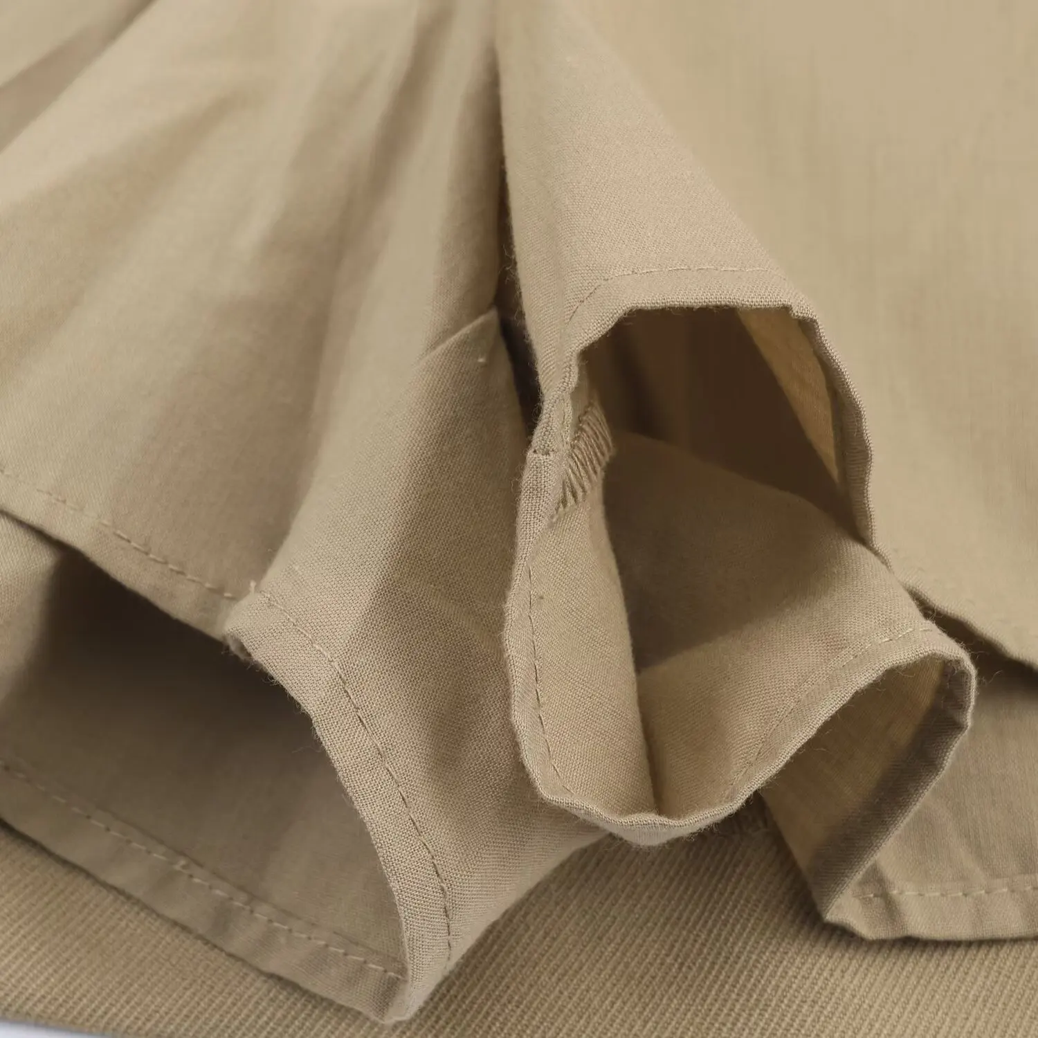 Spodenki damskie BSAY, modne na jesień i zimę, nowe, asymetryczne, jednolite, z kieszeniami, boczny zamek, średni stan, spódnico-spodnie w kształcie litery A.