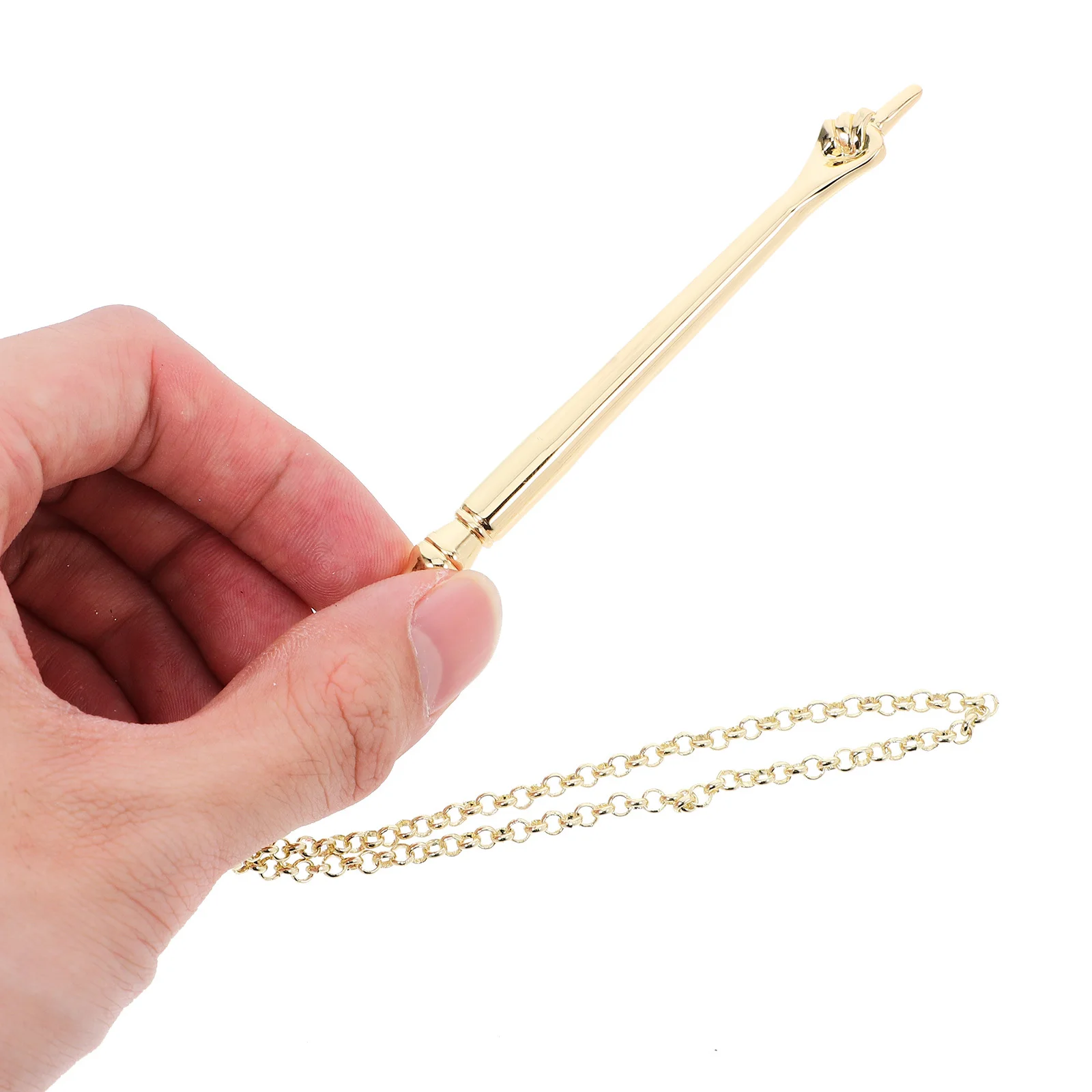 Pointer Metal Gold Bible Reading Tool Jewish Gift Scripture Page Marker with Chain for Adults Bible Study Accessory