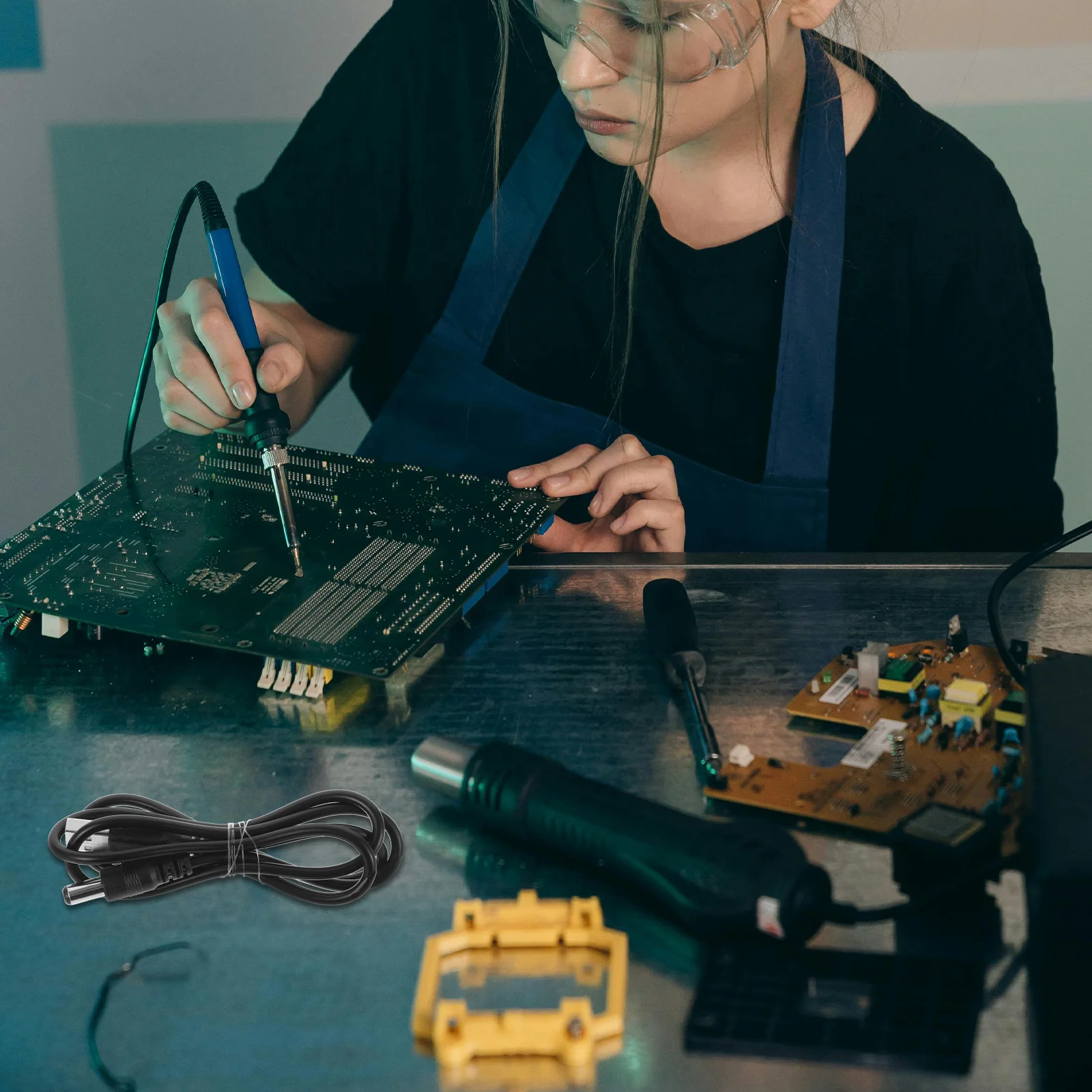 

Кабель USB для зарядки 5В 1А, шнур питания постоянного тока для умного мусорного бака, быстрый и эффективный адаптер с разъемом Barrel Jack для замены