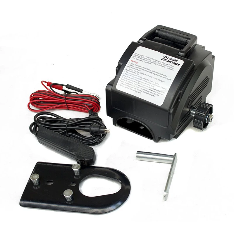 12V 2000 Lbs Wireless Electric Winch for Marine Use