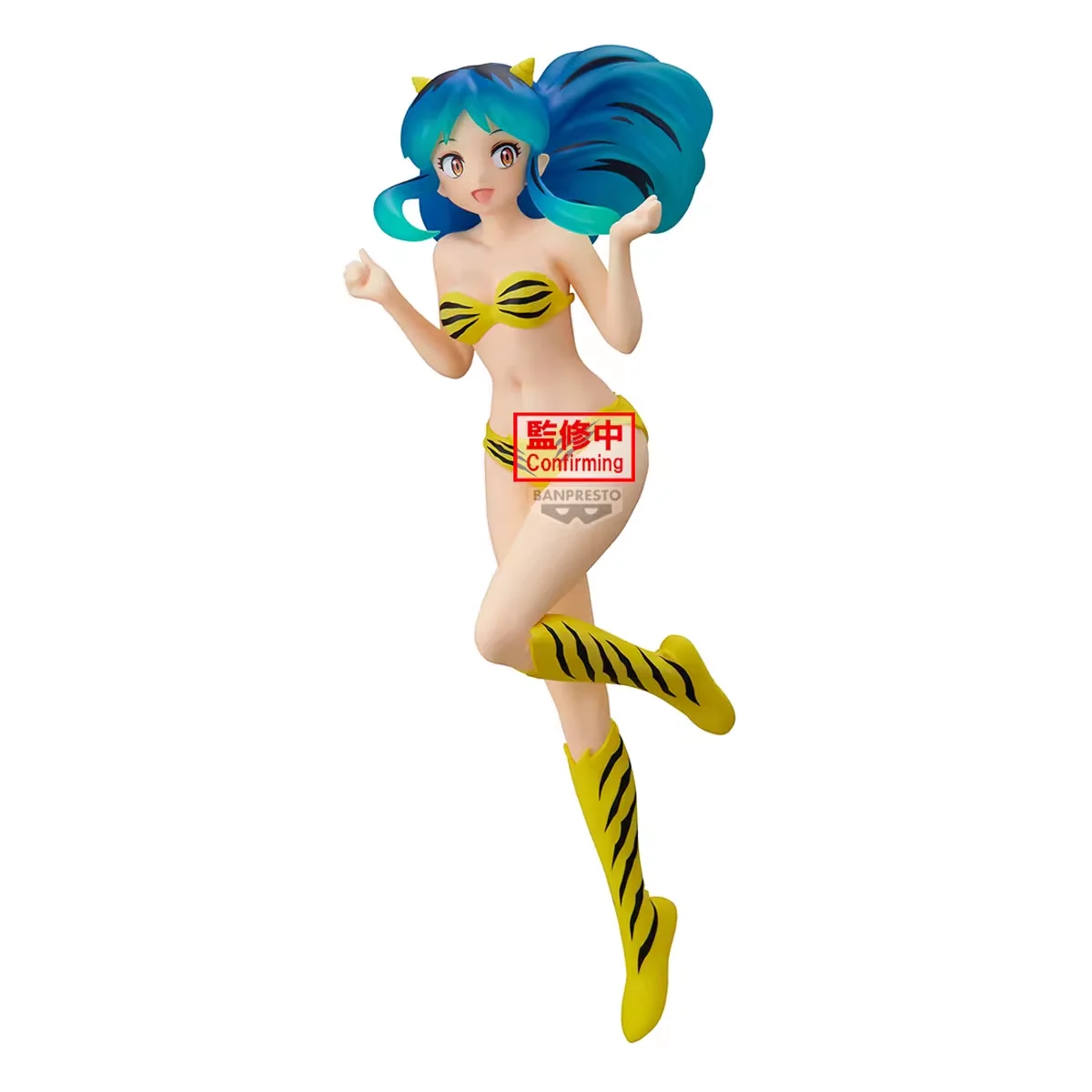 Bandai Original Anime Figure Urusei Yatsura Lamu Lum Sparkle style GLITTER&GLAMOURS Action Figurine Collector Doll 22CM