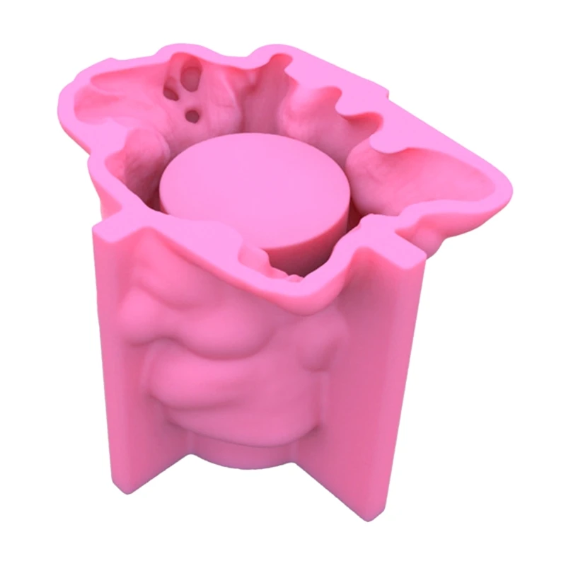 Tree Stump Flower Pot Silicone Mold for Epoxy Resin Concrete Succulent Mould