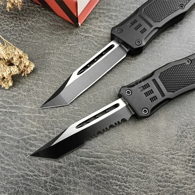 High Quality Folding Pocket Knives 440C Blade Zinc Alloy Handle Outdoor EDC Camping Hiking Cutting Survival Tools Gift