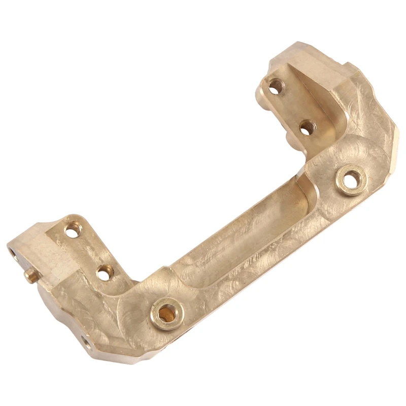 Brass Servo Relocation Front Bumper Mount Bracket RC Upgrade Parts For 1/10 RC Crawler Car Axial SCX10 III Upgrade Part