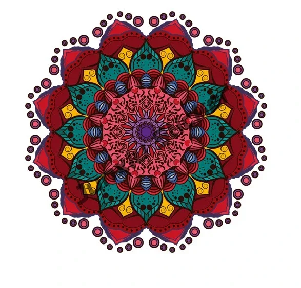 Mandala Flowers Decal Creative Car Sticker Yoga Mandala Sticker Accessories for The Car Accesssories Pickup Camper Laptop view 4