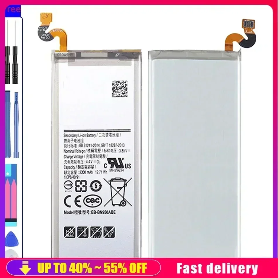 EB-BN950ABE 3300mAh Portable Battery For Phone Samsung Galaxy Note 8 Note8 N950 SM-N950F N950FD N950U/U1 N950W N950N N9500