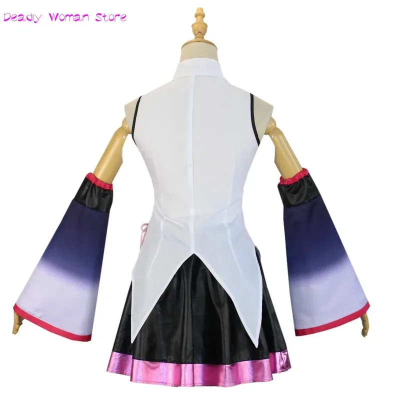 Dd12Miku-Peluca de disfraz de Anime Miku 2021, vestido japonés con orejas de gato para cumpleaños, fiesta de Carnaval y Halloween para mujeres y niñas, XS-2XL