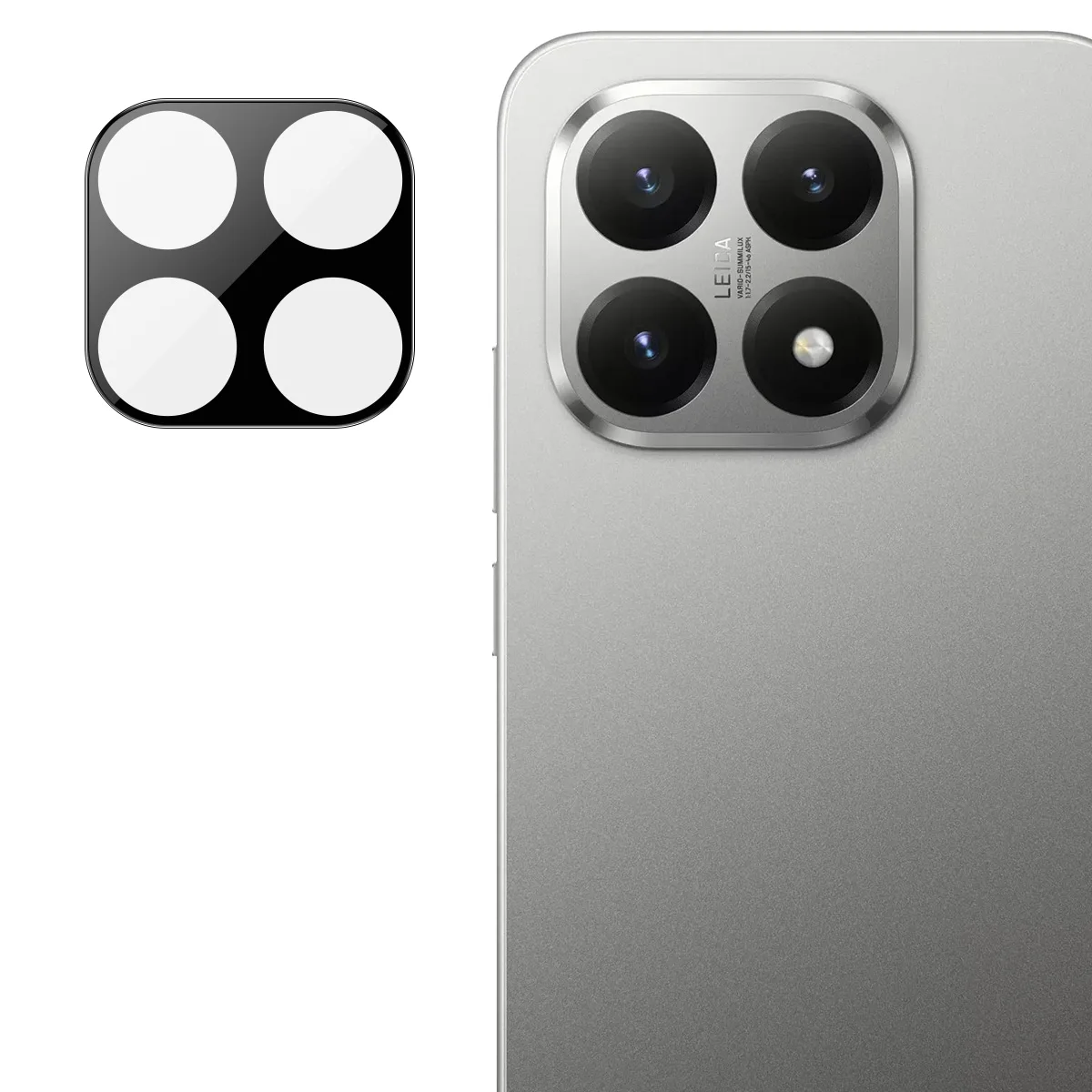 Для Xiaomi 15T Pro 5G стекло объектива IMAK черная интегрированная стеклянная пленка для линз