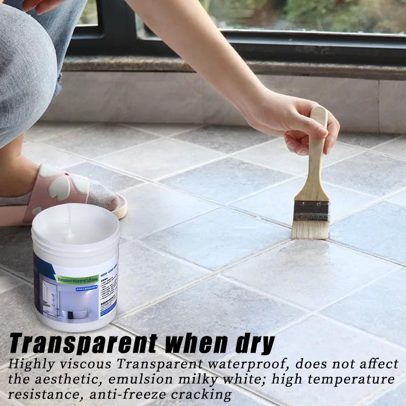 Invisible Waterproof Agent Transparent Coating Paste Sealant Glue Strong Bonding Adhesive Sealant Glue Bathroom Anti-Leak Glue