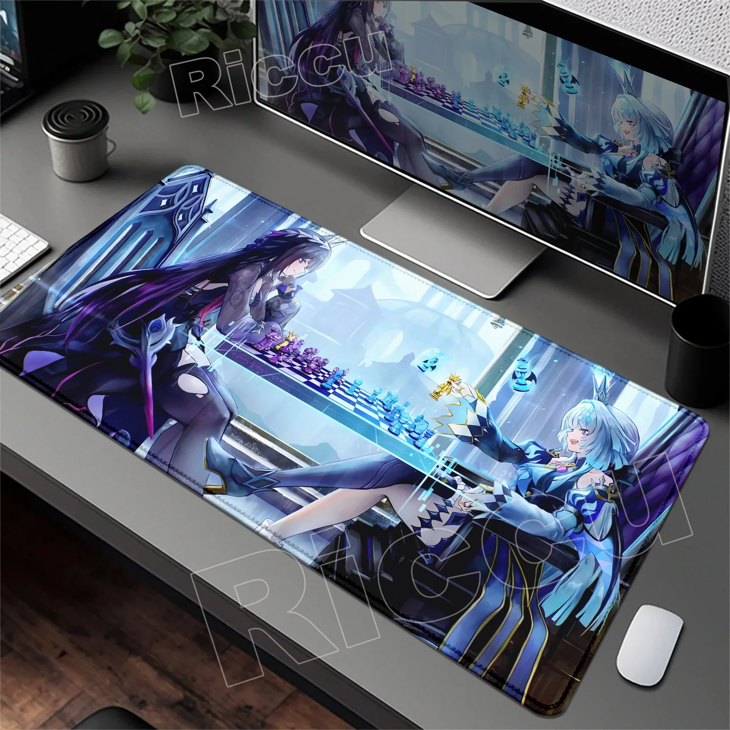 

New HD Printing Cerydra Hysilens Mouse Pad Laptop Gaming Anime Girl Desk Mat XXL Computer Mousepad Honkai Star Rail Keyboard Pad