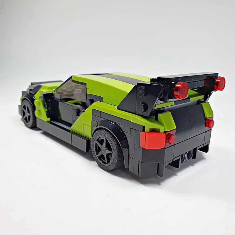 Modello di auto da corsa di velocità MOC Mattoni da costruzione Fiesta WRC Rally Racing Tecnologia modulare Regali di festa per bambini Assemblare giocattoli vestito