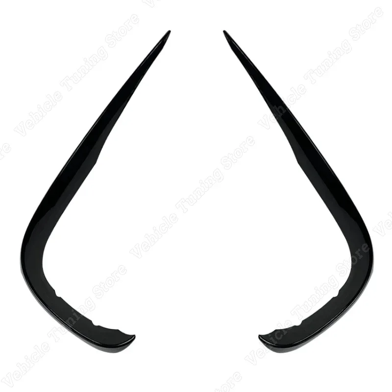 Front Bumper Trim Splitter Canards Air Vent Fin for Mercedes E Class W213 S213 E200 E220 E300 E350 E400 E43 2016-2020 Body kits