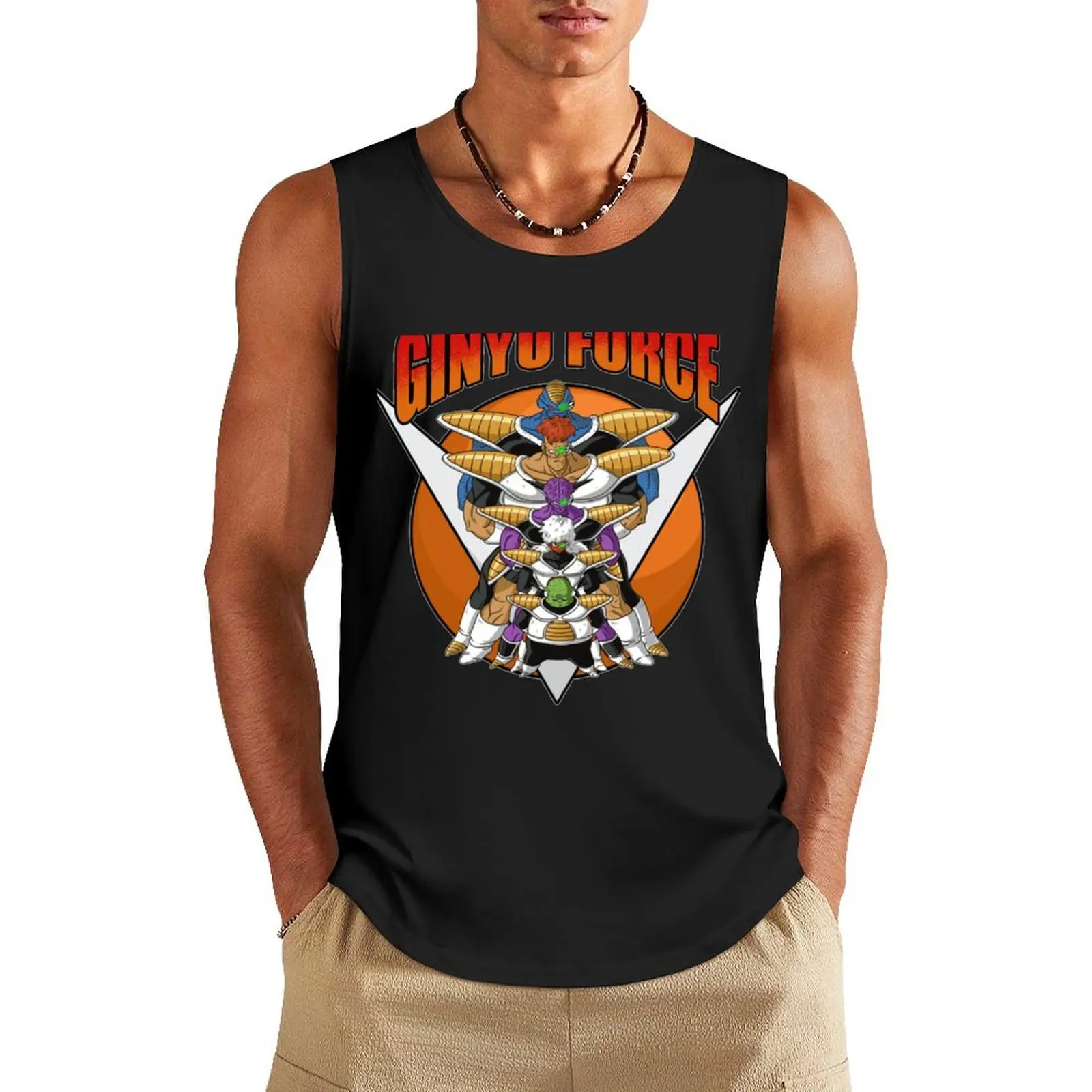 ginyu force squad Tank Top bodybuilding vests for men