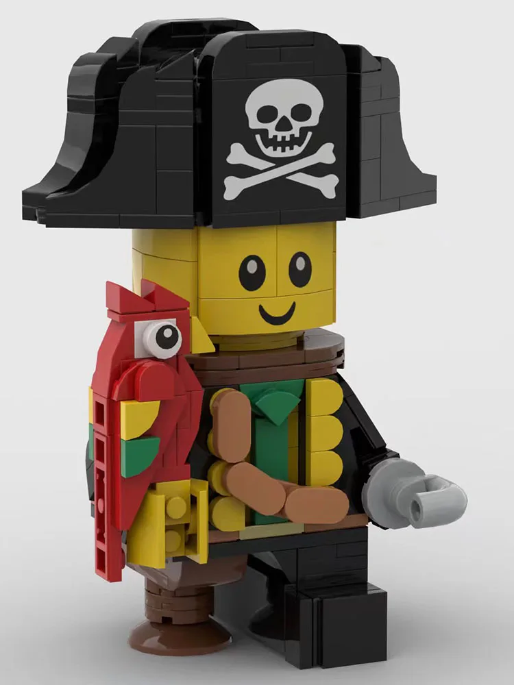 MOC A Piratebaby Tribute Piraten-Modell Bausatz Architektur-Spielzeug Kreative Weihnachts- und Feiertagsgeschenke – Detail 2