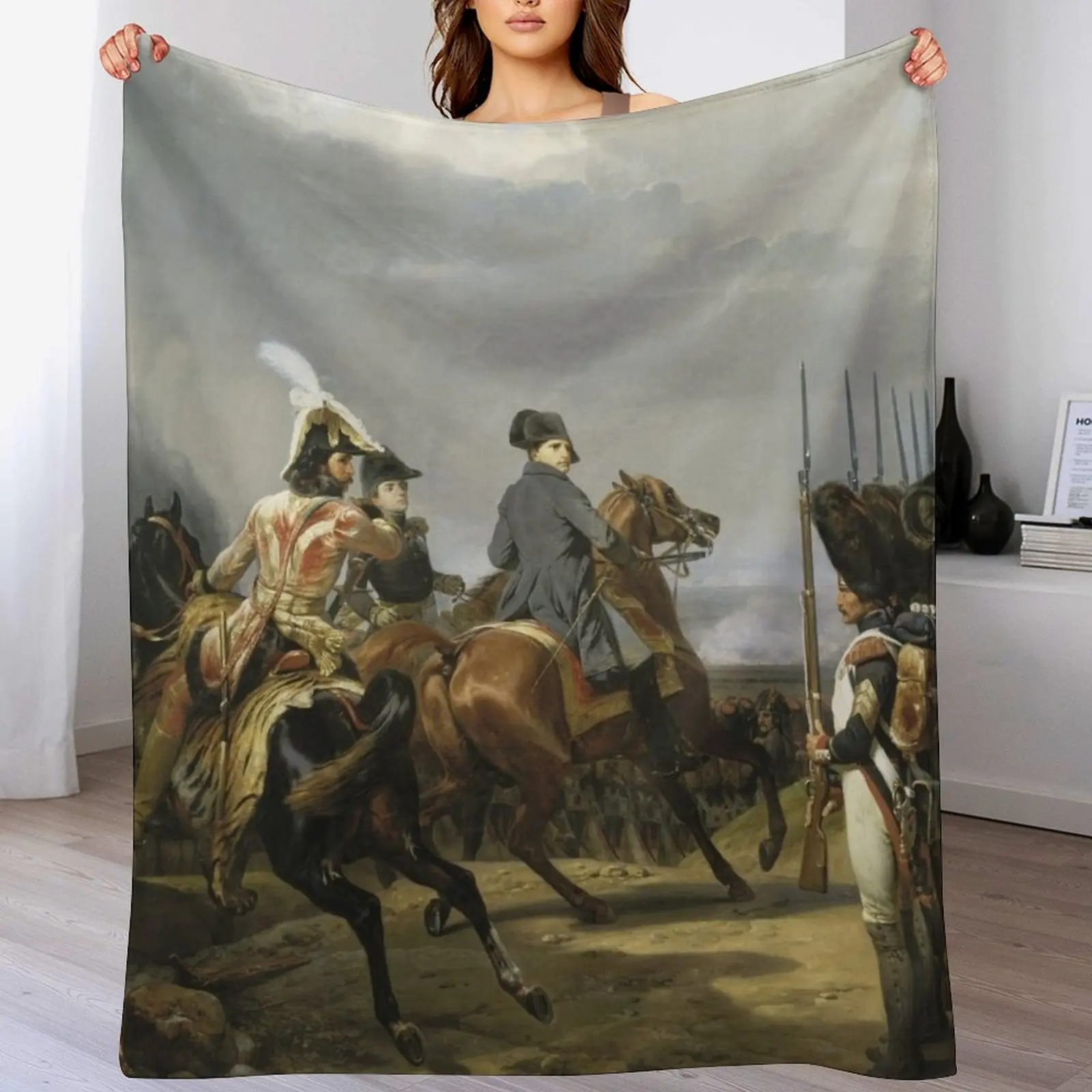 

Napoleon Napoleon and the Imperial Guard Throw Blanket bed plaid anime Thermals For Travel blankets and throws Blankets