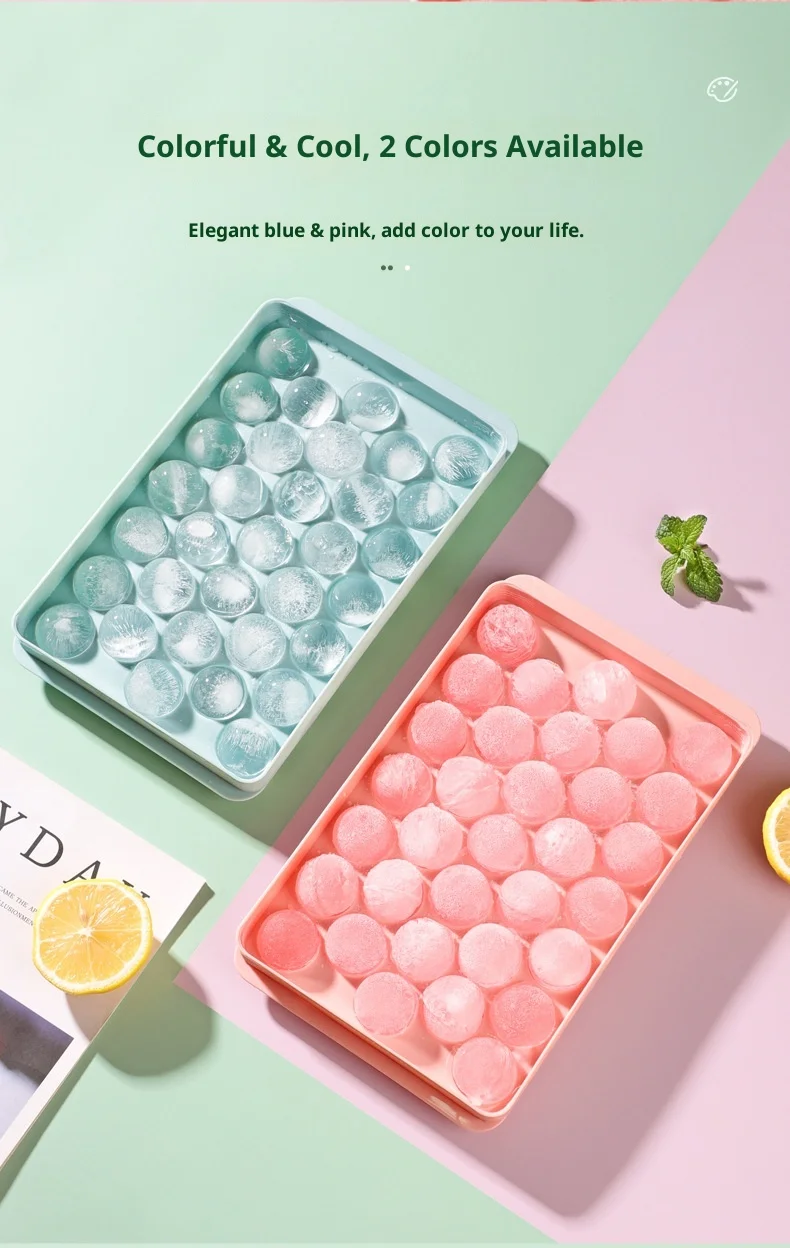 

Food-Grade Ice Cube Mold Pressed Ice Ball Box Home Use Jelly Maker for Kitchen