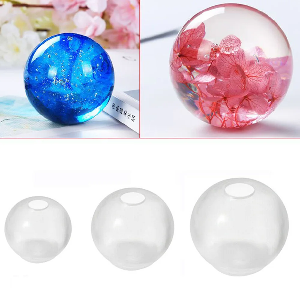 Epoxy DIY Jewelry Handmade Pendant Decoration Liquid Mold Silicone Mold Universe Ball Resin Mold