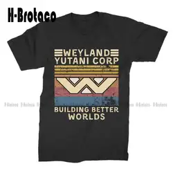 Weyland Yutani Corp Building Better Worlds Vintage T-Shirt T Shirt Custom Aldult Teen Unisex Digital Printing Tee Shirts Xs-5Xl